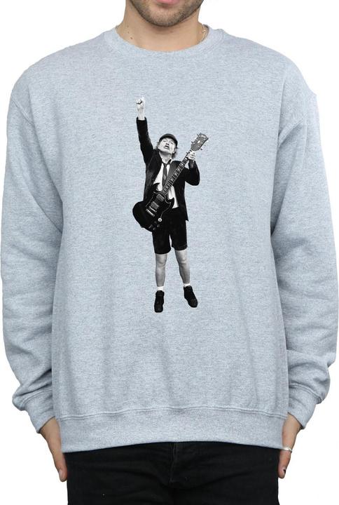 Produktbild AC/DC Angus Young Sweatshirt aus Baumwolle ausgeschnitten (S)