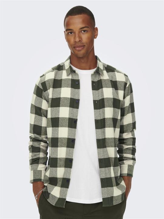 Image du produit Only & Sons Chemise à carreaux à manches longues (XS)
