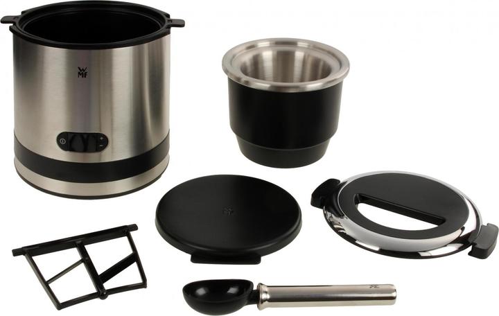 Produktbild WMF KÜCHENminis 3in1 Eismaschine / Ice Maker für Frozen Joghurt, Sorbet und Eiscreme mit Eisportionierer