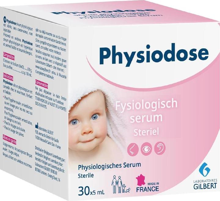 Image du produit Physiodose Solution saline physiologique (30 pièce(s))