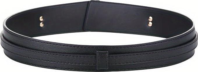 Actual product image Only-Bags.Store Stylish wide belt made from genuine faux leather - versatile for casual, formal and