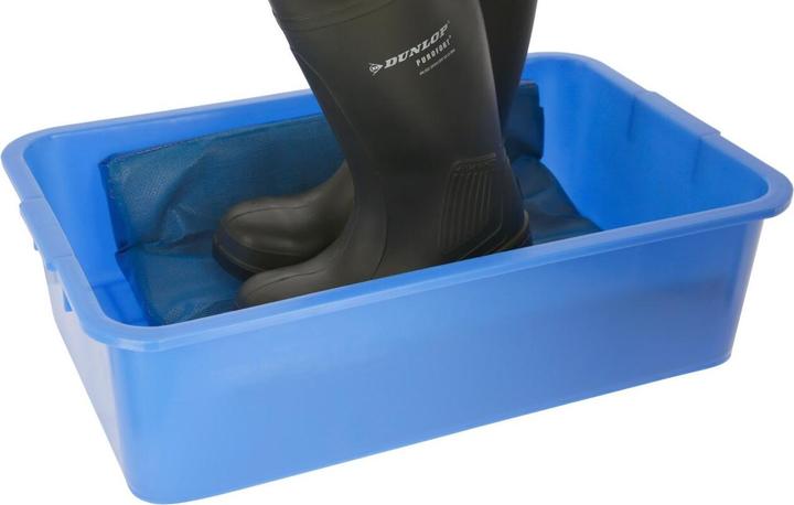 Actual product image Kerbl 16536 Universal Plastic Tub, Blue, 63cm x 39cm x 17cm, 29.5L Capacity
