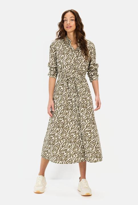 Immagine prodotto Camel Active Langes Hemdblusenkleid mit Allover-Print (XL)