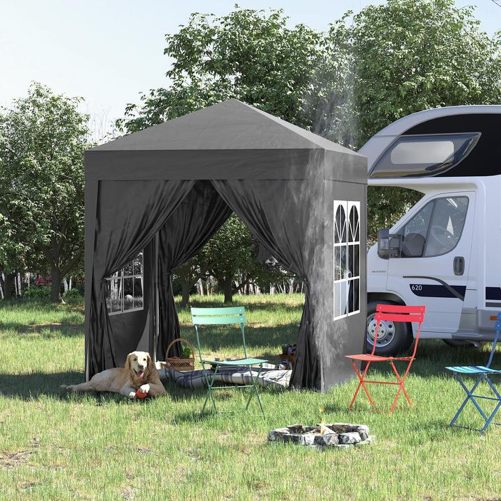 Immagine prodotto Outsunny Padiglione pieghevole (200 cm, 200 cm)