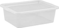 Plast team Aufbewahrungsbox BASIC BOX Bettbox, 30,0 Liter (12 x 4 x 4 cm, 30 l)