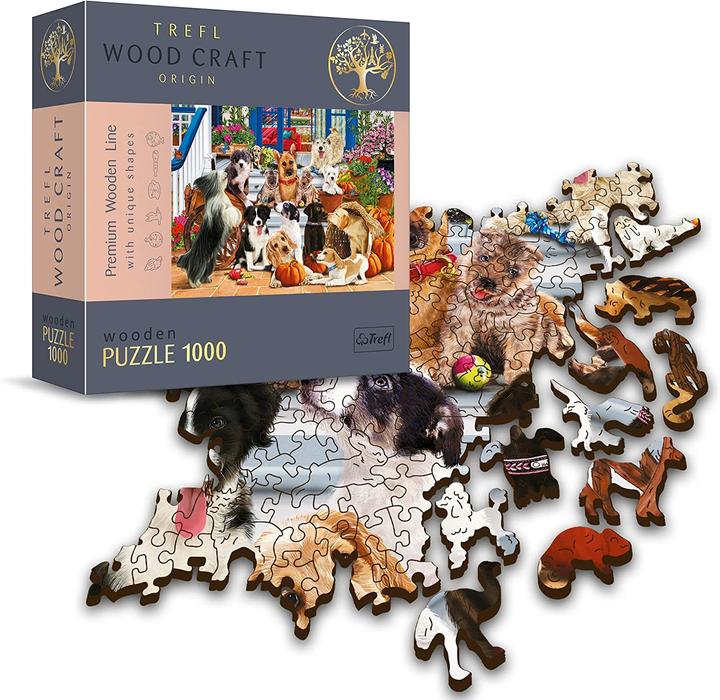 Actual product image Trefl Wooden puzzle 1000 pcs. - Dogs (1000 pieces)