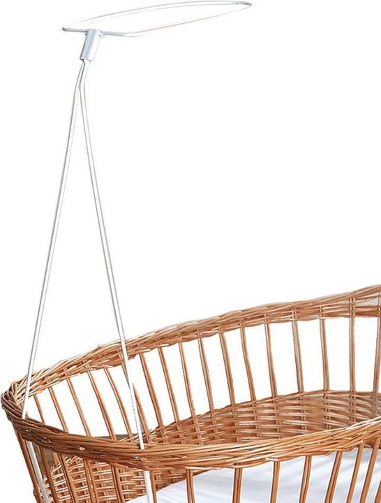 Actual product image Alvi Canopy & canopy poles Canopy pole for bassinet - white