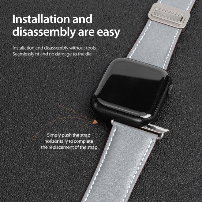 Actual product image Dux Ducis YA bracelet (41 mm, 38 mm, 40 mm, Genuine leather)