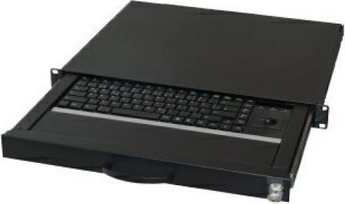 Actual product image Aixcase Keyboard 1H PS2/USB Trackball (DE, Cable)