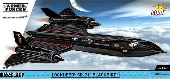 Actual product image Cobi Lockheed SR-71 Blackbird US Military Aircraft