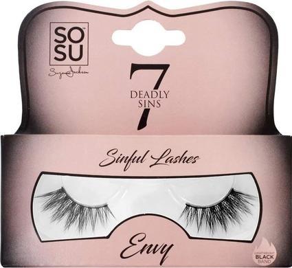 Actual product image Sosu Cosmetics - (Sinful Lashes) Envy (Artificial eyelashes)