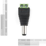 Actual product image OEM DC Power Adapter Male 2.1mm Plug to Terminal Block