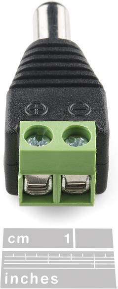 Actual product image OEM DC Power Adapter Male 2.1mm Plug to Terminal Block