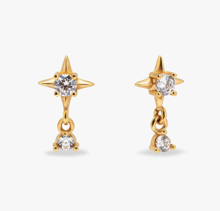 Sensora Jewelry Twinkle Stars Ohrringe (Edelstahl)