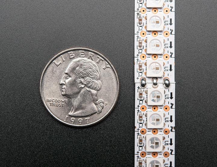 Produktbild Play-Zone NeoPixel Digital RGB LED Strip 144 LED 1M Weiss PCB