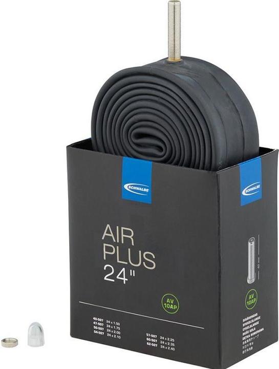 Produktbild Schwalbe Schlauch Air Plus 24" AV10L AP, 54/70-507, AV 40mm (Schrader (AV), 24", 40 mm)