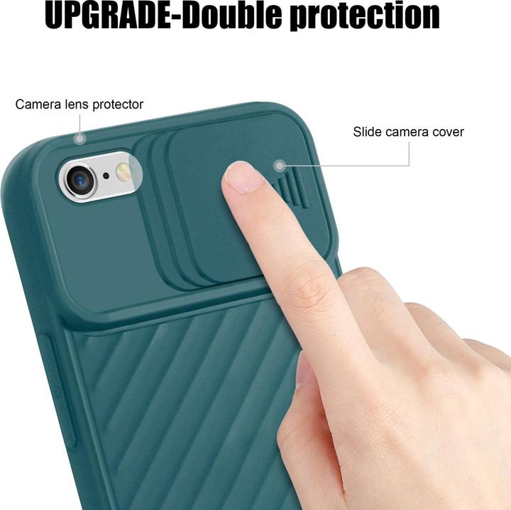 Immagine prodotto Cadorabo Cover in TPU con protezione della fotocamera (Apple iPhone 6 Plus)