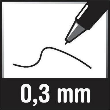 Produktbild Pilot Kugelschreiber BP-S Matic Strichstärke: 0,3 mm Schreibfarbe: schwarz (Schwarz, 1 x)