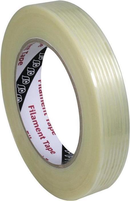 Actual product image IKS Filament tape F407 colourless length 50 m width 19 mm (19 mm)