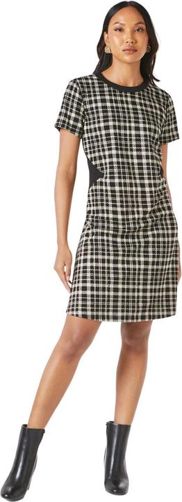 Actual product image Principles Womens/Ladies Checked Jacquard Shift Dress (44 D)