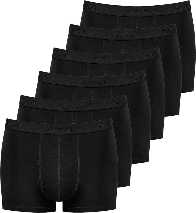 Produktbild Sloggi Boxershort Casual Figurbetont - 19830 (S, 6er Pack)