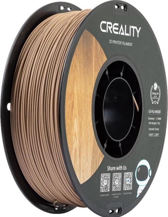 Creality Wood Filament (PLA, 1.75 mm, 1000 g, Weiss)