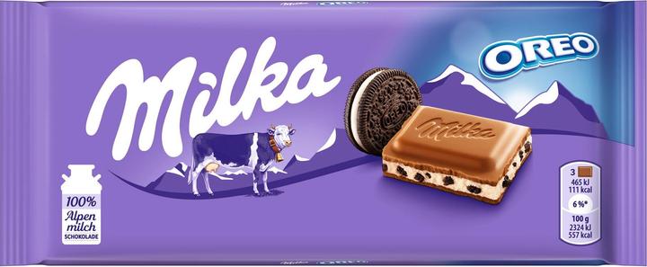 Image du produit Milka Tablette de chocolat Oreo 100 g (100 g)