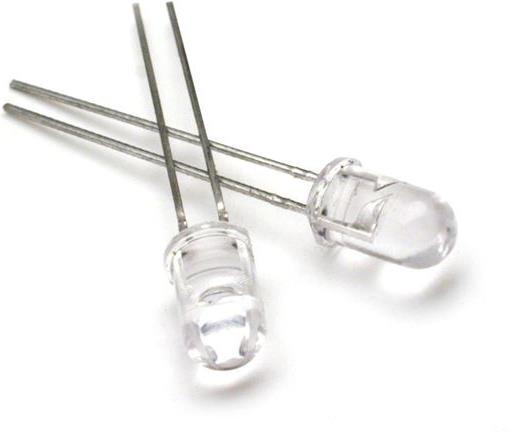OEM LED Weiss 5mm Transparentes Gehäuse