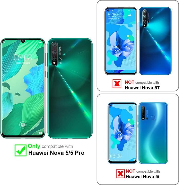 Image du produit Cadorabo Chaîne de téléphone portable pour Huawei NOVA 5 / 5 PRO Necklace Coque