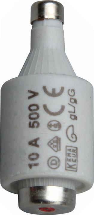 Immagine prodotto REV 0515085555 Fusibile Diazed = DII 10 A 500 V 5 pz. (Fusibile con diaframma, 10 A, Pigro)