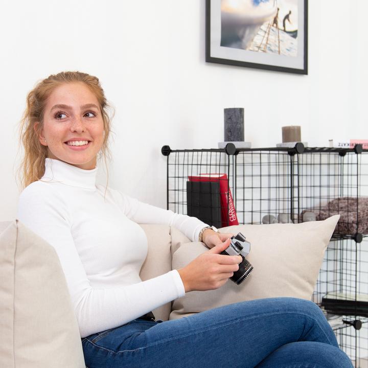Actual product image Relaxdays Modular Grid Shelf