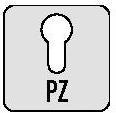 Actual product image BKS Room door mortice lock 0415 PZW 18/ 55/72/8 mm DIN left silver rounded class 2 Zinc pressure g... (Mortise lock)