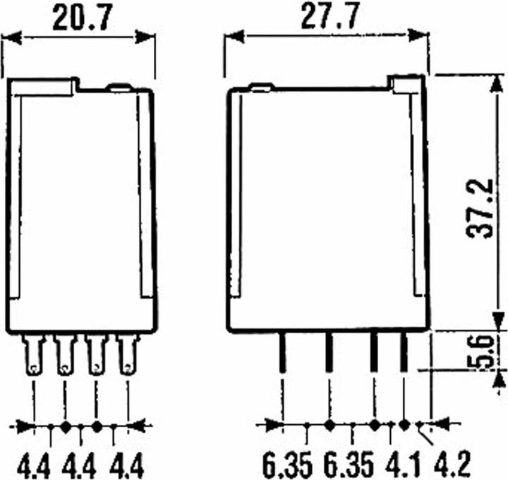 Nutritional values and ingredients Finder 4PDT mini plug-in relay,7A 230Vac coil