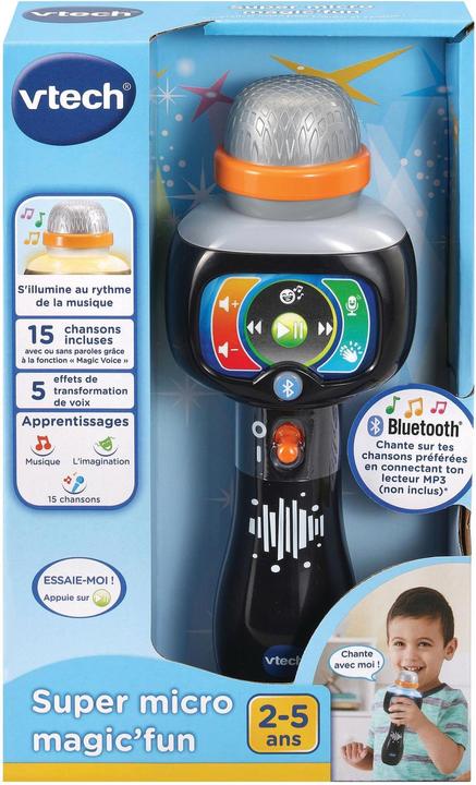Image du produit VTech Jouet musical Microphone magique pour chanter et s'amuser -FR- (Français)