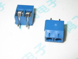 Actual product image KEFA PCB terminal block with screw connection 5mm 2Pin Blue
