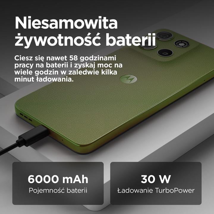 Actual product image Motorola Moto G15 Power (256 GB, Green, 6.72", Dual SIM, 50 Mpx, 4G)