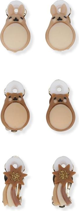 Actual product image Konges Slojd Konges Sløjd - Ear clips bunny, hamster & star (100 % polyresin)
