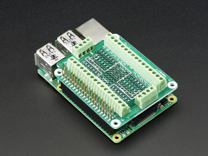 Adafruit Pi-EzConnect Terminal Block Breakout HAT (HAS)