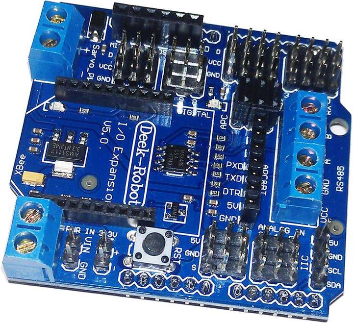 Actual product image Deek-Robot DK I/O Expansion Shield V5.0