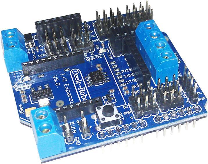 Actual product image Deek-Robot DK I/O Expansion Shield V5.0
