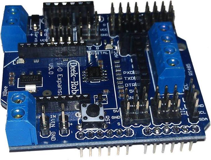Actual product image Deek-Robot DK I/O Expansion Shield V5.0