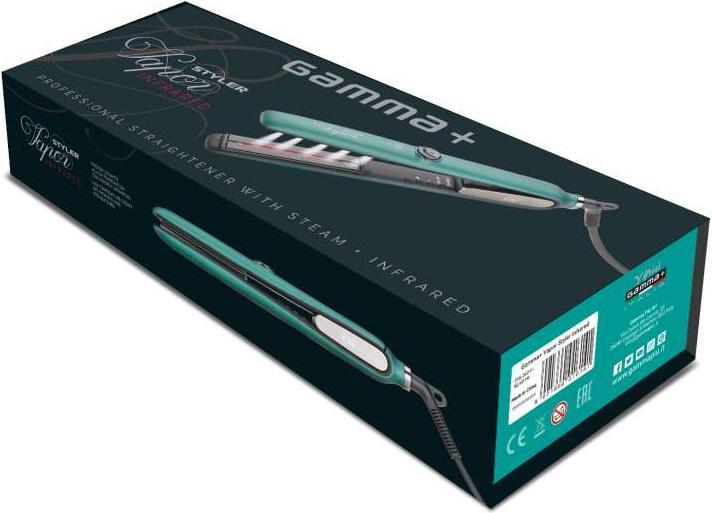Actual product image Gamma + + infrared vapor styler stijltang met stoomtechnologie, Stijltang met stoom en infrarood: verzacht e (Steam straightener)