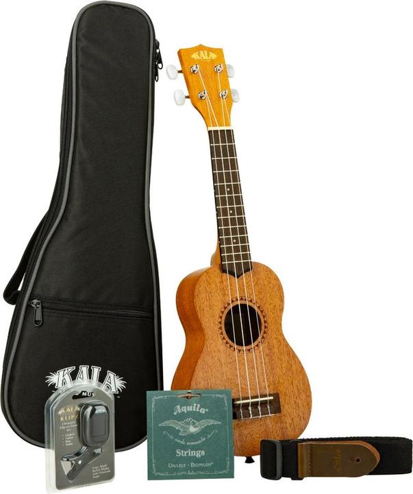 Produktbild KALA KA KA 15 S BNDL RW startersset sopraan ukelele + gigbag + tuner + riem + snaren (Sopran, Soprano)