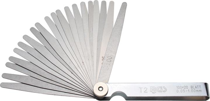 BGS Precision Feeler Gauges 20 Blades (10 cm)