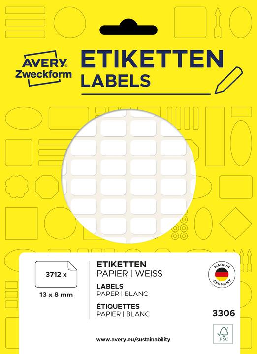 Actual product image Avery Mini Organization Labels