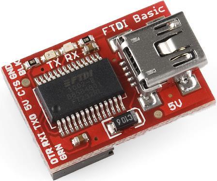 Immagine prodotto SparkFun Breakout di base FTDI 5V (Attraccare)