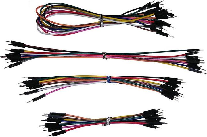 Actual product image Play-Zone Jumper cables 40 pcs. (10-30cm) M/M 22AWG
