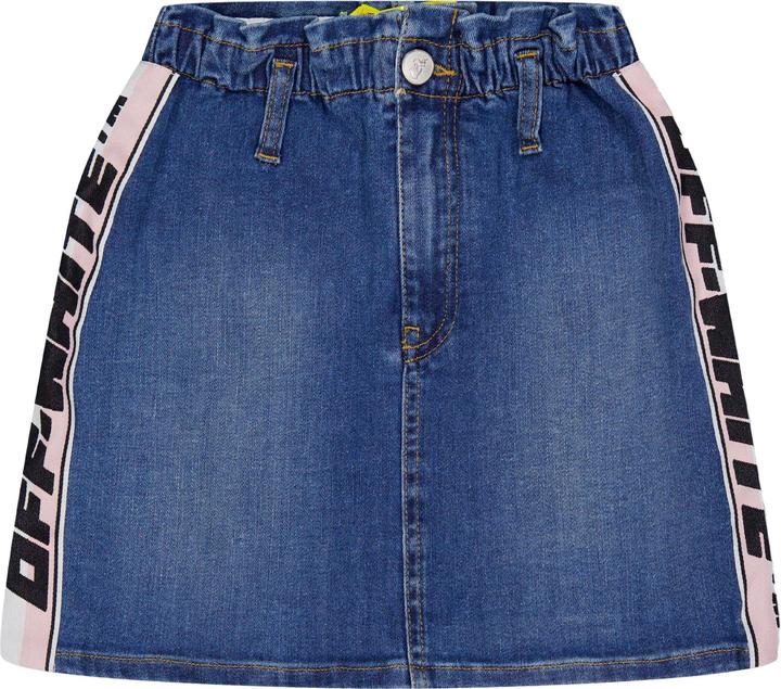 Actual product image Off Girls Band Logo Mini Skirt (128)