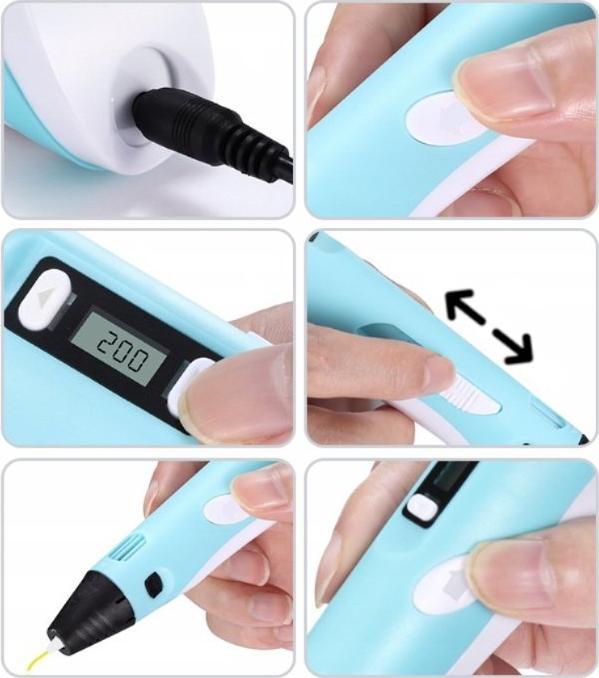 Actual product image Extralink Smart Life Dlugopis 3d Pen Fioletowy