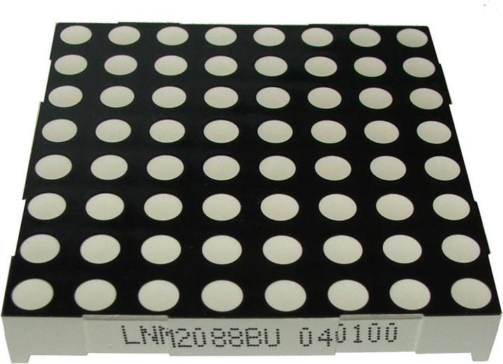 Produktbild OEM Ultra Bright 8x8 LED-Matrix Rot 6x6cm